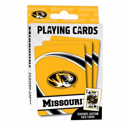 MasterPieces NCAA Missouri® Playing Cards Perspective: front