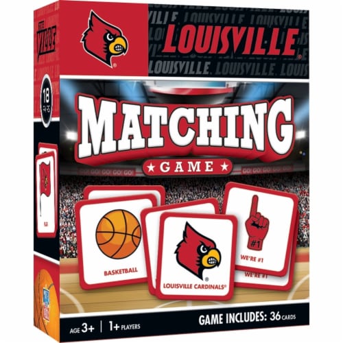 MasterPieces NCAA Louisville Matching Game Perspective: front