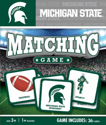MasterPieces® NCAA Michigan State® Matching Game Perspective: front