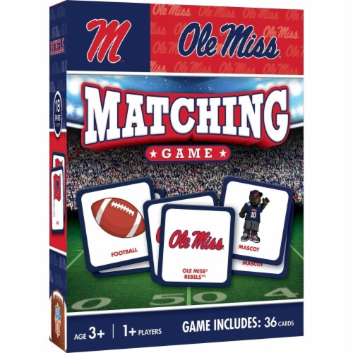 MasterPieces® NCAA Mississippi Matching Game Perspective: front