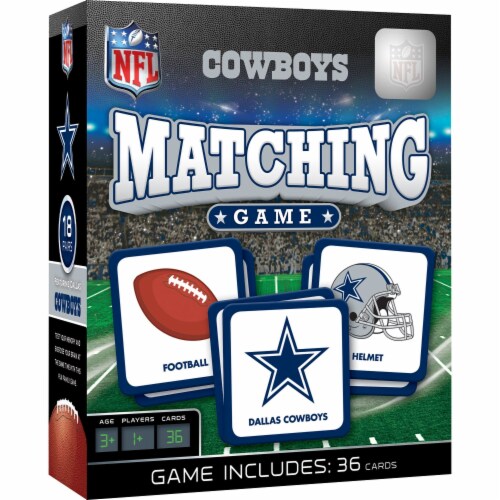 Dallas Cowboys Matching Game Perspective: front