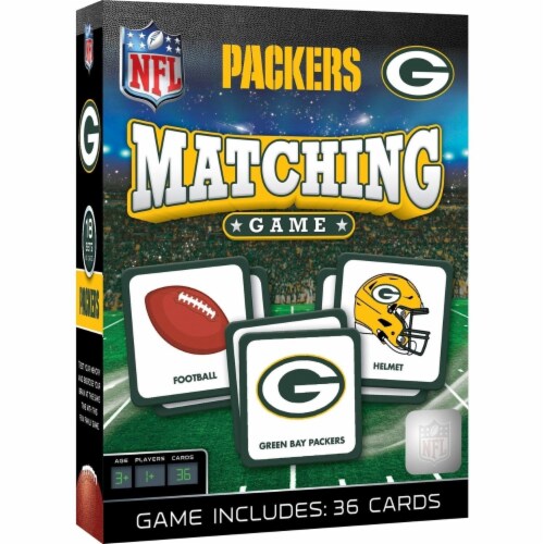 MasterPieces NFL Green Bay Packers Matching Game Perspective: front