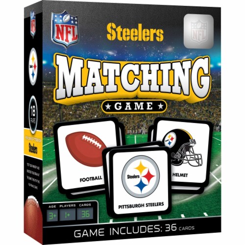 MasterPieces NFL Pittsburgh Steelers Matching Game Perspective: front