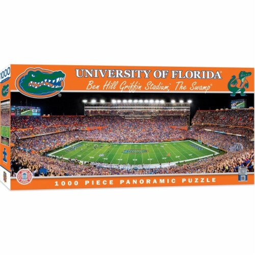 Masterpieces Florida Gators - 1000 Piece Panoramic Jigsaw Puzzle, 1 ...