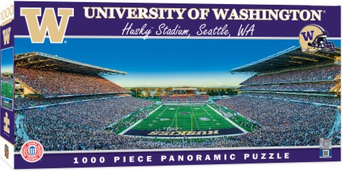 MasterPieces University of Washington® Panoramic Stadium Jigsaw Puzzle Perspective: front