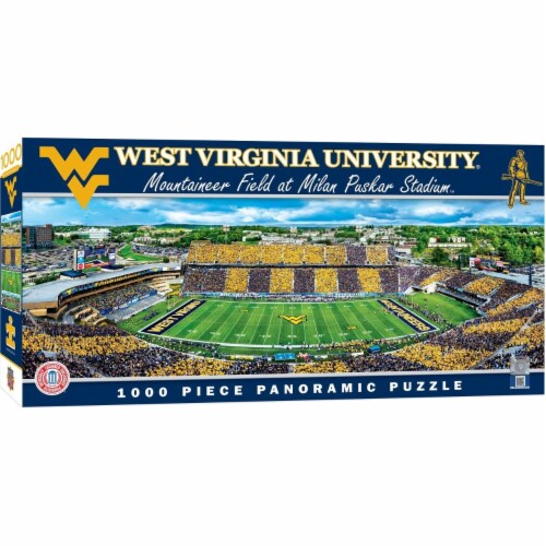 West Virginia University Panoramic Puzzle Perspective: front