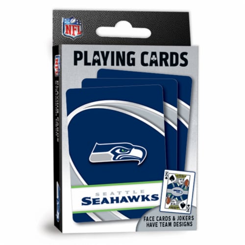 SEA NFL Playing Cards Perspective: front