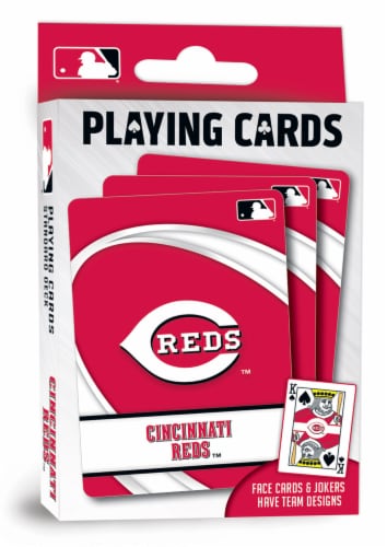 Master Pieces® Cincinnati Reds Playing Cards Perspective: front