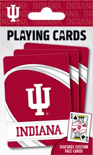 Classic Impressions NCAA Indiana® Playing Cards Perspective: front