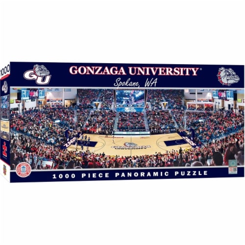 Classic Impressions Gonzaga University® Panoramic Puzzle Perspective: front