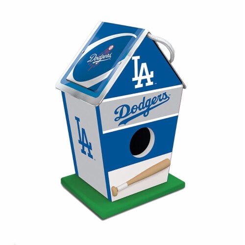 MasterPieces Team Logo Painted Wood Birdhouse - MLB Los Angeles