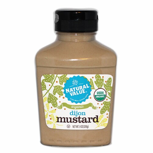 9oz. Natural Value Organic DIJON Mustard / 12ct. case, 12 Kroger