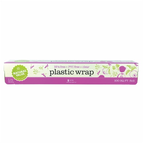 Natural Value® Clear Plastic Wrap Perspective: front