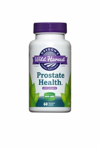 Oregon's Wild Harvest® Prostate Support Supplement Veggie Capsules Perspective: front