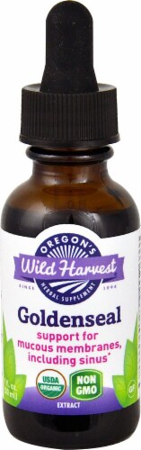 Oregon's Wild Harvest Organic Goldenseal Extract Perspective: front