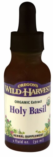 Oregon's Wild Harvest Organic Holy Basil Extract Perspective: front