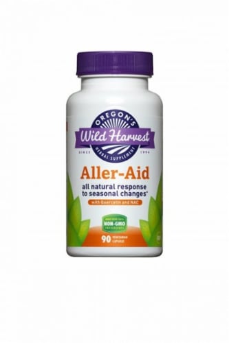 Oregon's Wild Harvest Aller-Aid Supplement Capsules Perspective: front