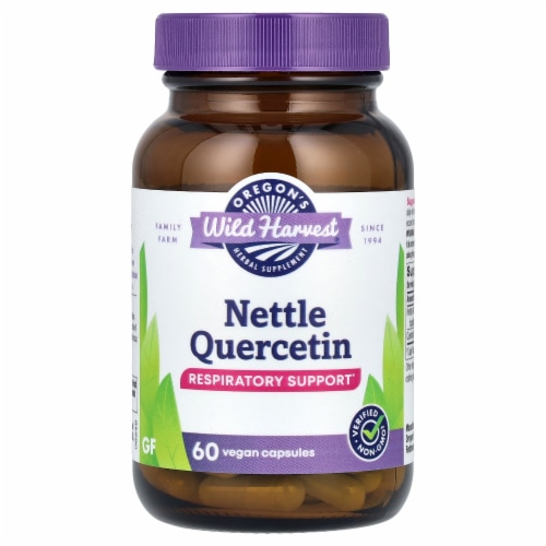 Oregon's Wild Harvest® Nettle Quercetin Support Vegetarian Capsules Perspective: front