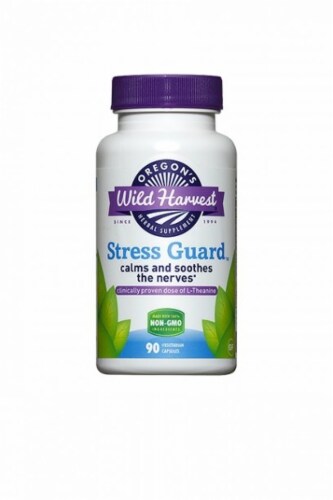 Oregon's Wild Harvest Organic Stress Guard Capsules Perspective: front