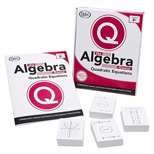 Didax-211754 The Algebra Game Quadratic Equations & Basic Perspective: front