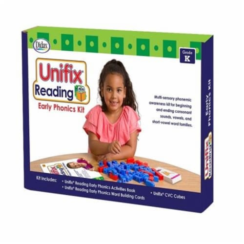 Didax DD-211277 Unifix Reading Early Phonics Kit Perspective: front