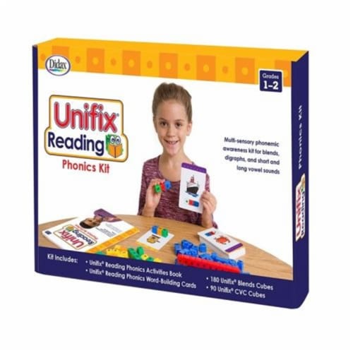 Didax DD-211278 Unifix Reading Phonics Kit Perspective: front