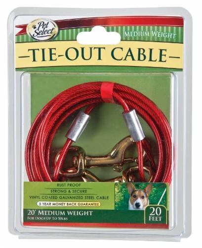 Pet Select Tie Out Cable Perspective: front