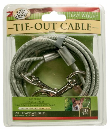 Pet Select Heavy Weight Tie-Out Cable Perspective: front