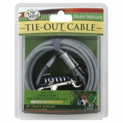 Pet Select Tie-Out Cable Perspective: front