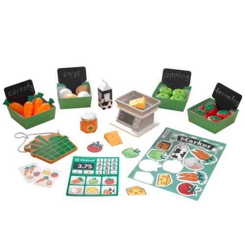 KidKraft Farmer's Market Play Pack Perspective: front
