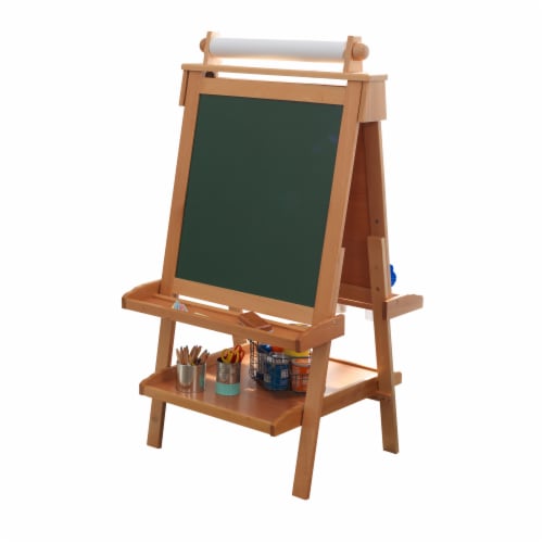 KidKraft Deluxe Wooden Easel Natural 1 King Soopers