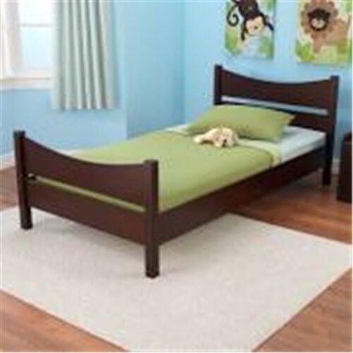 KidKraft 76273 10.5 x 11 x 79 in. Addison Twin Bed Espresso 1