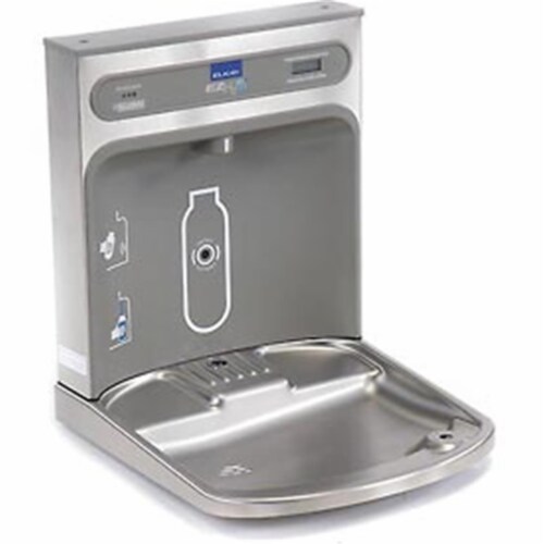 Elkay Plastics LZWSRK Filtered Water Bottle Filling Retrofit Kit, Gray Perspective: front