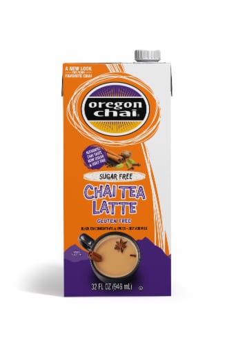 Oregon Chai Sugar Free Latte Black Tea Concentrate Perspective: front