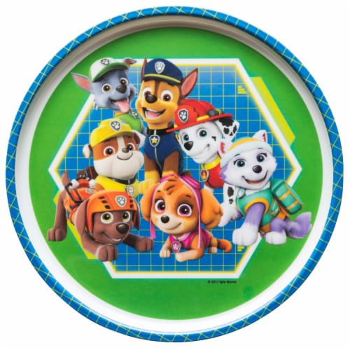 Paw Patrol Melamine Plate With 8 in - Food 4