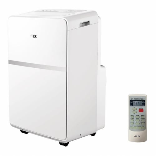 AUX Portable Remote Control Air Conditioner/Dehumidifier Perspective: front