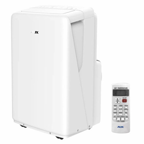 AUX Portable Remote Control Air Conditioner/Dehumidifier Perspective: front