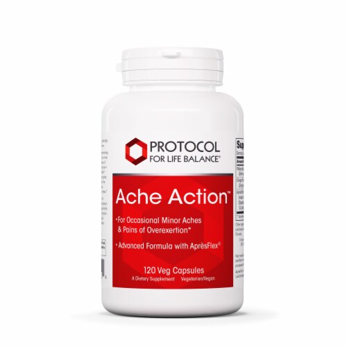 NOW Foods Protocol for Life Ache Action™ Supplement Perspective: front