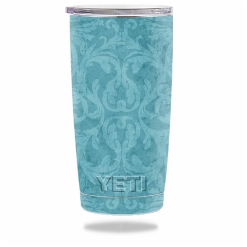 MightySkins YERAM20-Baby Blue Jacquard Skin for Yeti 20 oz Tumbler