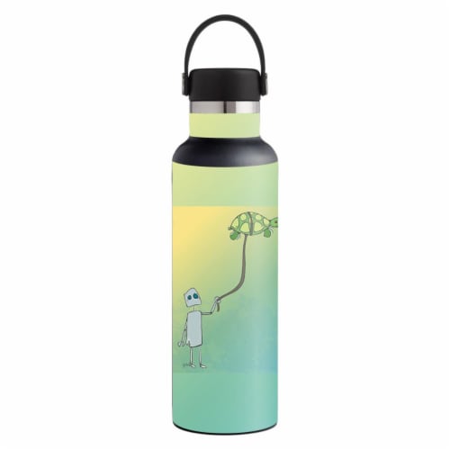 MightySkins HFST21-Turtle Walk Skin for Hydro Flask 21 oz Standard Mouth - Turtle Walk Perspective: front