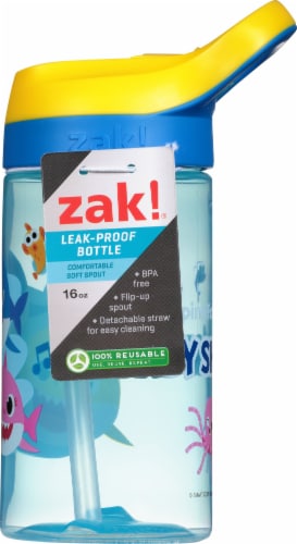 Zak! Designs Baby Shark Water Bottle - Blue Perspective: front
