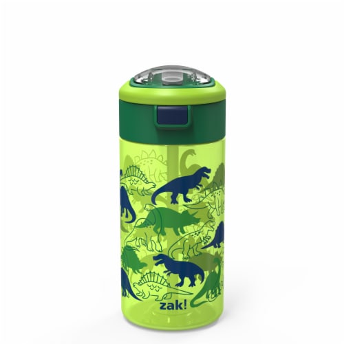 Zak!® Genesis™ Antimicrobial Flex Bottle - Dino Camo Perspective: front
