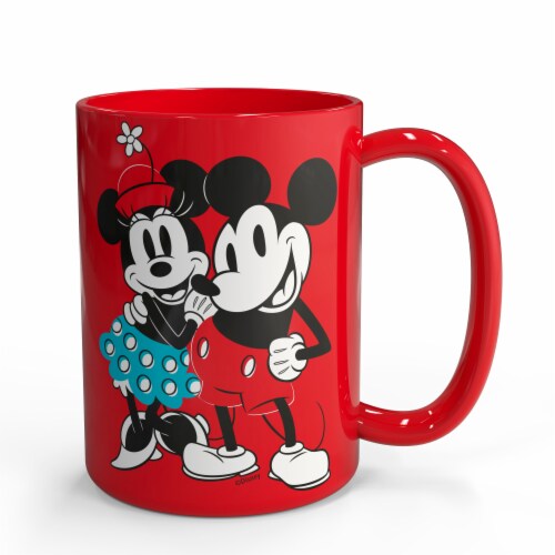 Zak designs large ceramic mickey minnie mouse mug red 1 ct