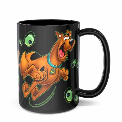 Zak! Designs Scooby-Doo Core Black Large Ceramic Mug Perspective: front
