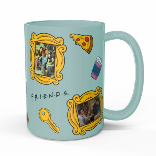 FRIENDS TV Show Mug Set, Pack of 2 Ceramic Mugs, Officially Licensed  Merchandise,300 milliliters