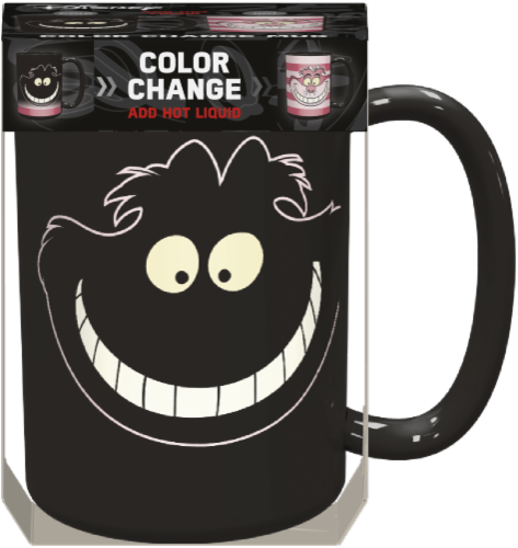 Zak Designs Alice In Wonderland Color Change Lg Ceramic Mug In Window Box Perspective: front