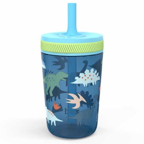 Dinomite Antimicrobial Single Wall Leakproof Straw Kelso Tumbler Perspective: front