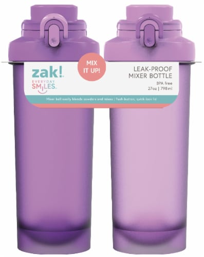Zak! Karma & Purple Haze PP Astoria Mixer Bottle with Collar Perspective: front