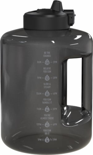 Zak! PETG Challenger Sip Bottle - Ebony Perspective: front