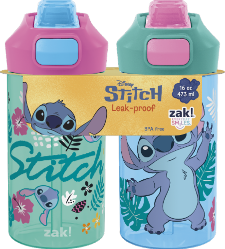 Zak!® Disney Lilo And Stitch Water Bottle Set Perspective: front